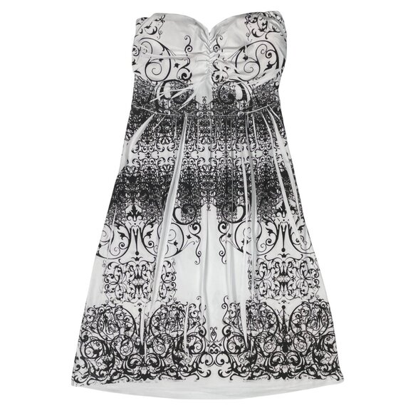 Fashion Magazine Dresses & Skirts - Fashion Magazine Y2K Sweetheart Strapless Mini Dress Beach Vacation Resortwear
